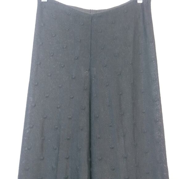 Roni Rabl Bis Black Knit Pants Swiss Dot Pattern Size S - Picture 3 of 10